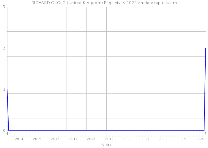 RICHARD OKOLO (United Kingdom) Page visits 2024 