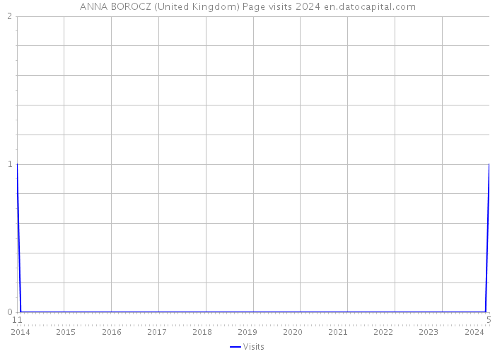 ANNA BOROCZ (United Kingdom) Page visits 2024 