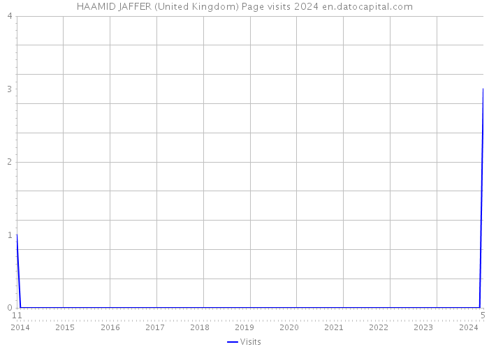 HAAMID JAFFER (United Kingdom) Page visits 2024 
