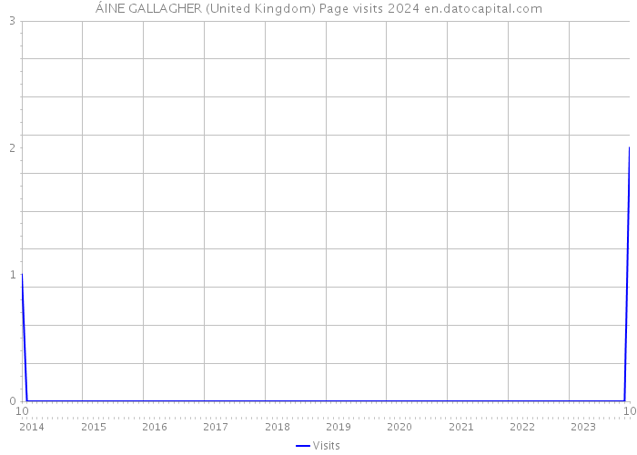 ÁINE GALLAGHER (United Kingdom) Page visits 2024 