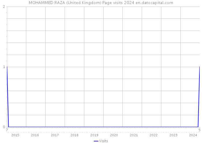 MOHAMMED RAZA (United Kingdom) Page visits 2024 