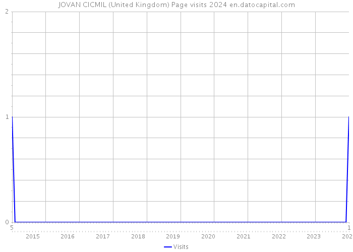 JOVAN CICMIL (United Kingdom) Page visits 2024 
