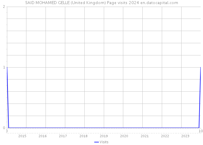SAID MOHAMED GELLE (United Kingdom) Page visits 2024 