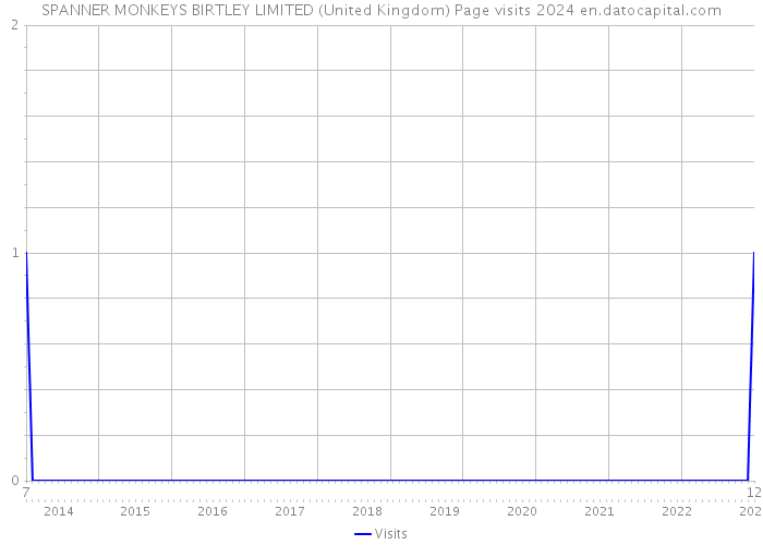 SPANNER MONKEYS BIRTLEY LIMITED (United Kingdom) Page visits 2024 