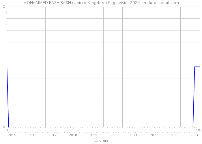 MOHAMMED BASH BASH (United Kingdom) Page visits 2024 