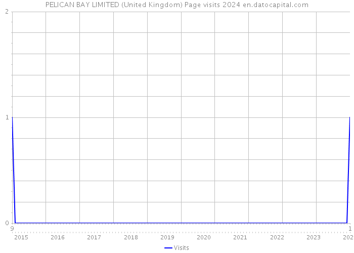 PELICAN BAY LIMITED (United Kingdom) Page visits 2024 