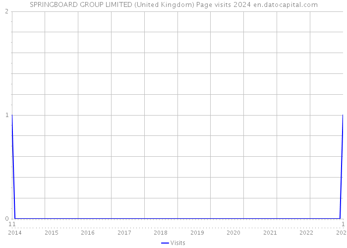 SPRINGBOARD GROUP LIMITED (United Kingdom) Page visits 2024 
