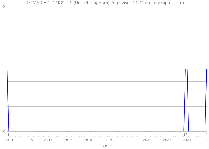 DELMAR HOLDINGS L.P. (United Kingdom) Page visits 2024 