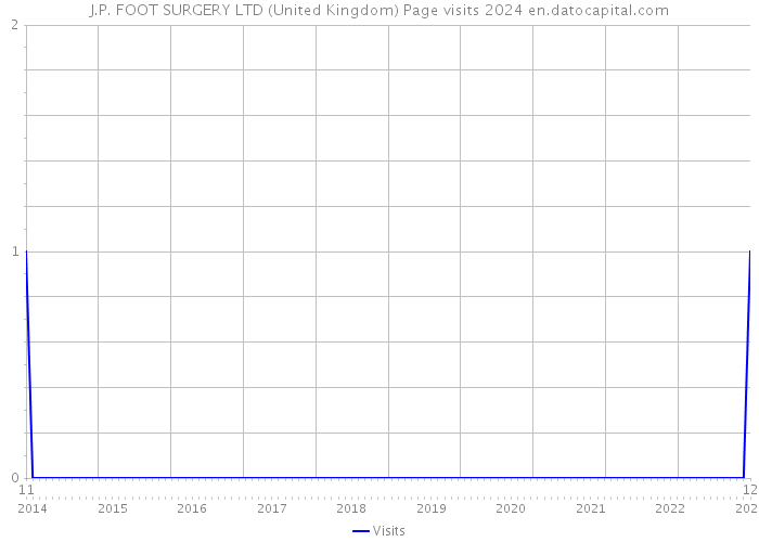 J.P. FOOT SURGERY LTD (United Kingdom) Page visits 2024 