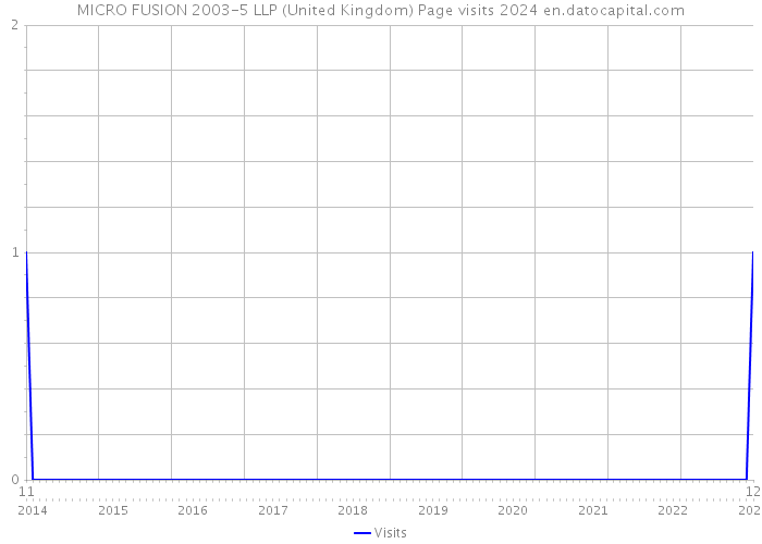 MICRO FUSION 2003-5 LLP (United Kingdom) Page visits 2024 