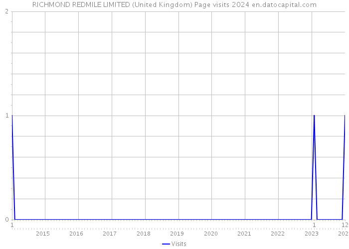 RICHMOND REDMILE LIMITED (United Kingdom) Page visits 2024 