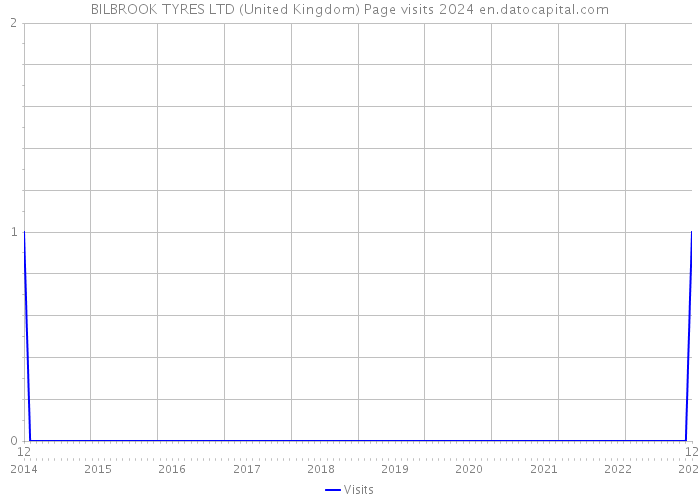 BILBROOK TYRES LTD (United Kingdom) Page visits 2024 