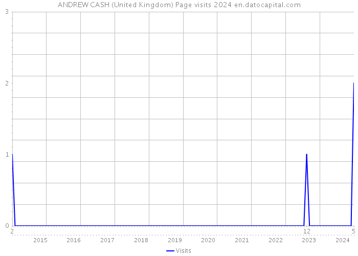 ANDREW CASH (United Kingdom) Page visits 2024 