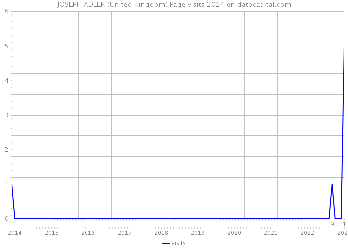 JOSEPH ADLER (United Kingdom) Page visits 2024 