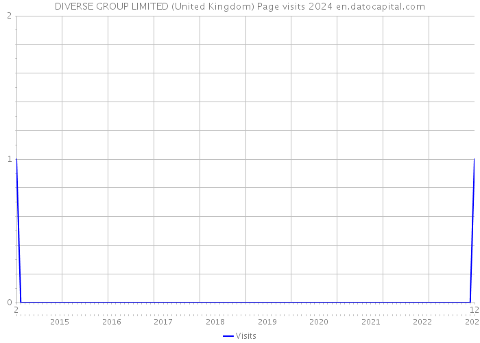 DIVERSE GROUP LIMITED (United Kingdom) Page visits 2024 