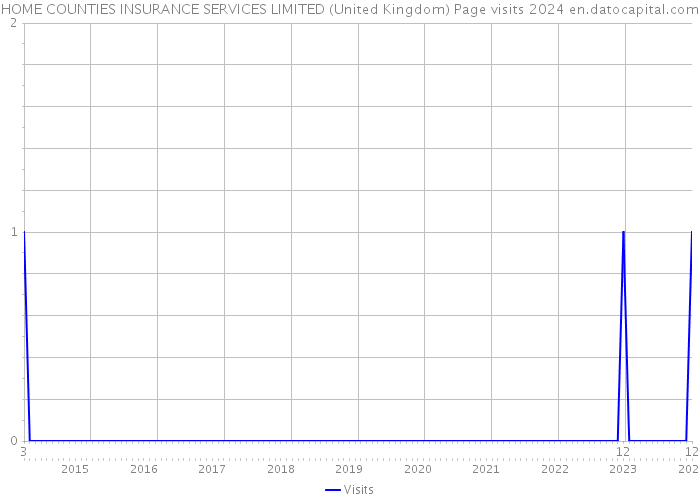 HOME COUNTIES INSURANCE SERVICES LIMITED (United Kingdom) Page visits 2024 