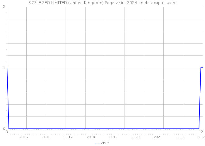 SIZZLE SEO LIMITED (United Kingdom) Page visits 2024 