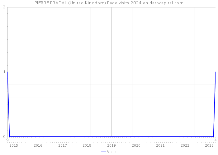 PIERRE PRADAL (United Kingdom) Page visits 2024 