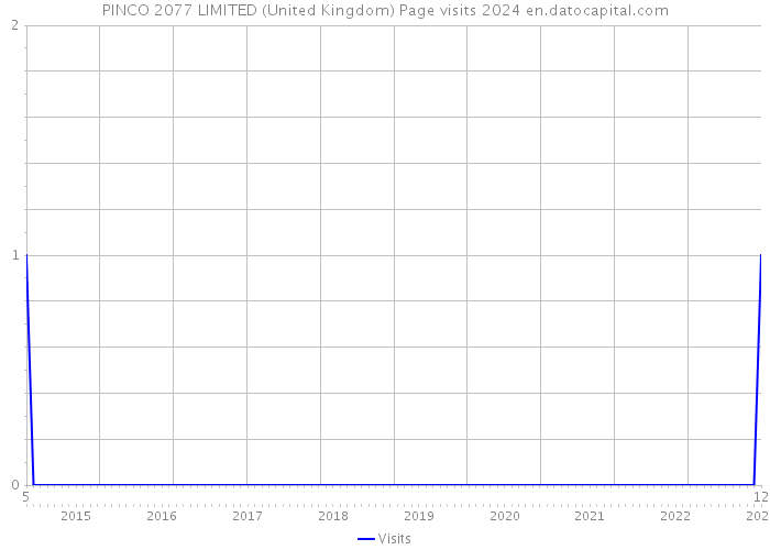PINCO 2077 LIMITED (United Kingdom) Page visits 2024 