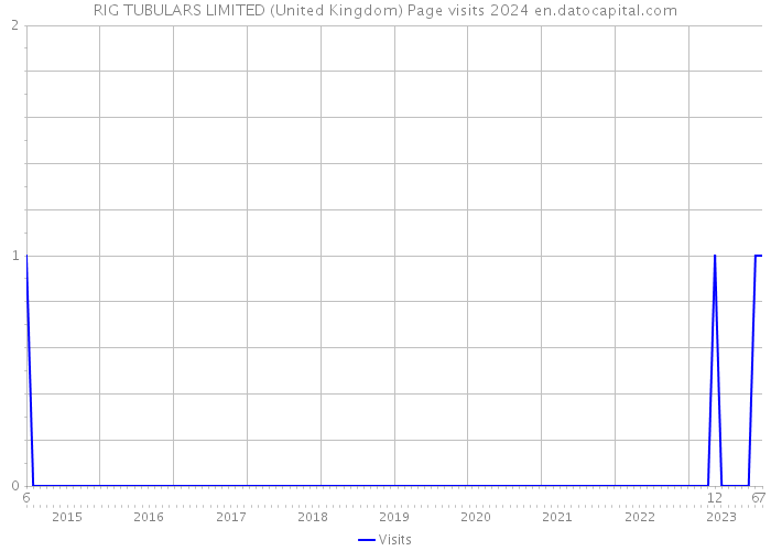 RIG TUBULARS LIMITED (United Kingdom) Page visits 2024 
