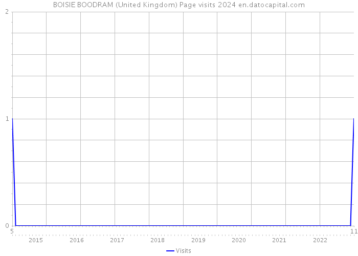 BOISIE BOODRAM (United Kingdom) Page visits 2024 