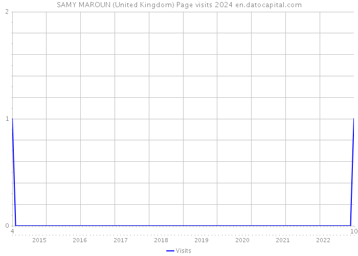 SAMY MAROUN (United Kingdom) Page visits 2024 
