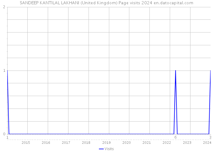 SANDEEP KANTILAL LAKHANI (United Kingdom) Page visits 2024 