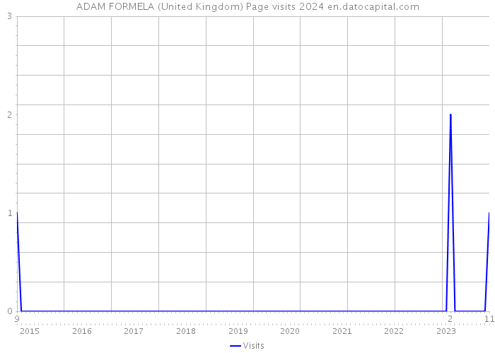 ADAM FORMELA (United Kingdom) Page visits 2024 