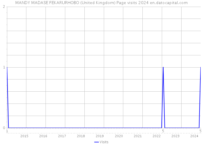 MANDY MADASE FEKARURHOBO (United Kingdom) Page visits 2024 