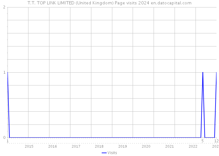 T.T. TOP LINK LIMITED (United Kingdom) Page visits 2024 