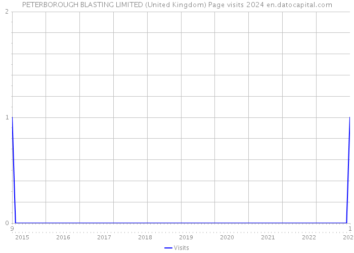 PETERBOROUGH BLASTING LIMITED (United Kingdom) Page visits 2024 