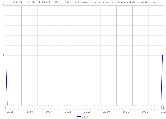 BRAD DEE CONSULTANTS LIMITED (United Kingdom) Page visits 2024 