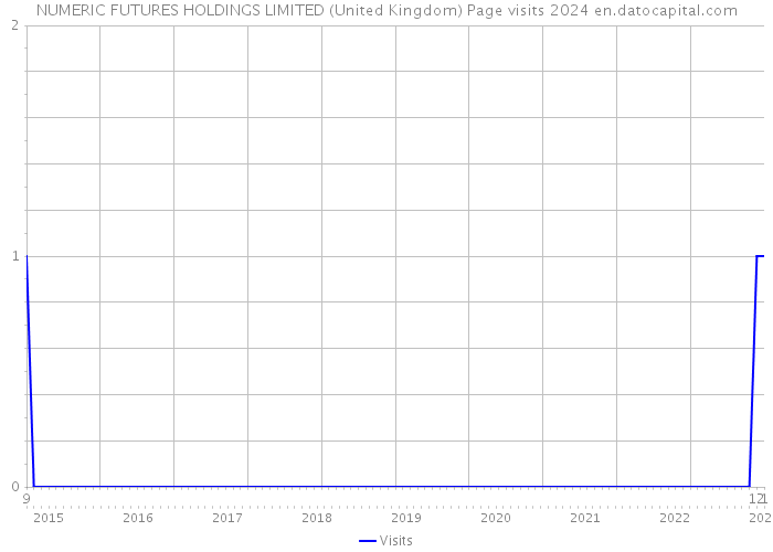 NUMERIC FUTURES HOLDINGS LIMITED (United Kingdom) Page visits 2024 