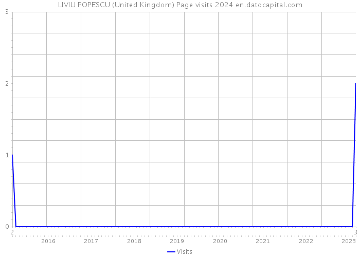 LIVIU POPESCU (United Kingdom) Page visits 2024 