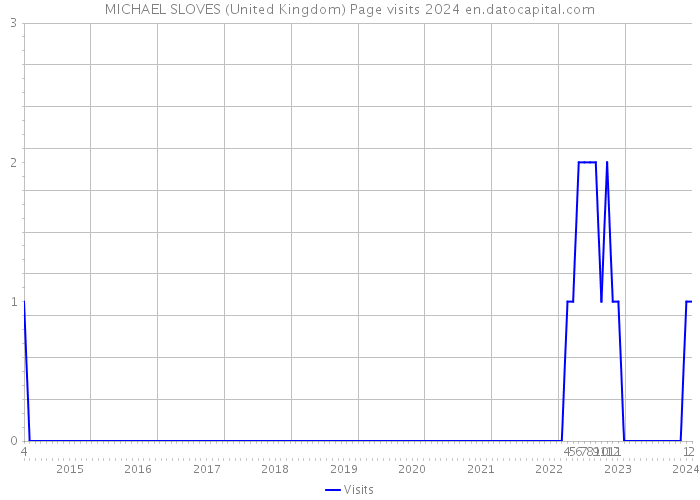 MICHAEL SLOVES (United Kingdom) Page visits 2024 