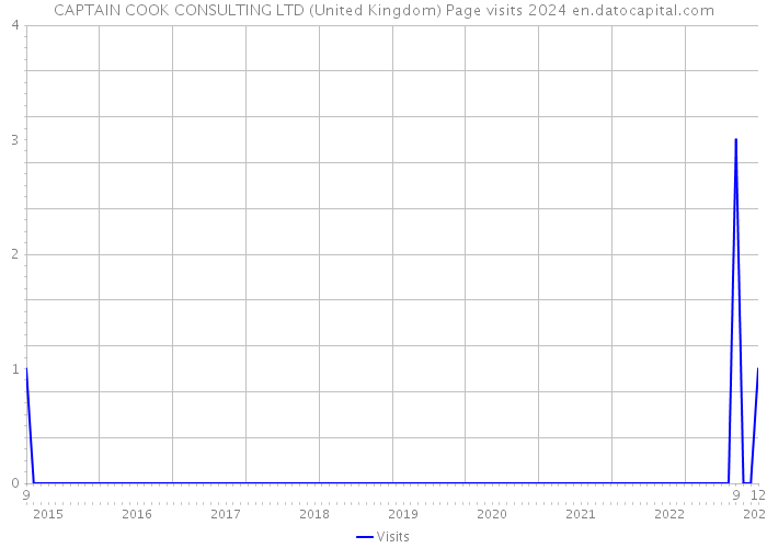 CAPTAIN COOK CONSULTING LTD (United Kingdom) Page visits 2024 