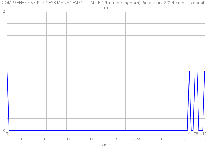 COMPREHENSIVE BUSINESS MANAGEMENT LIMITED (United Kingdom) Page visits 2024 