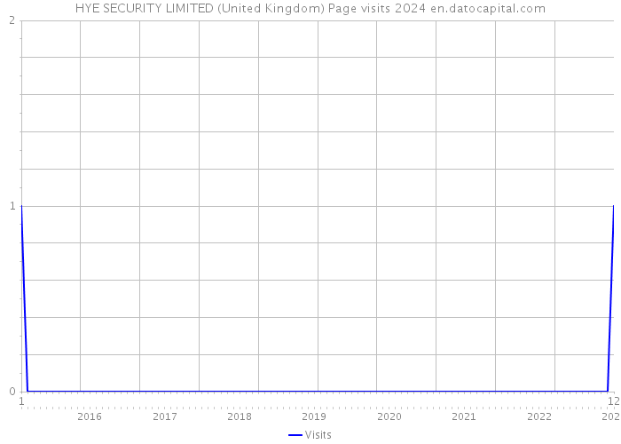HYE SECURITY LIMITED (United Kingdom) Page visits 2024 
