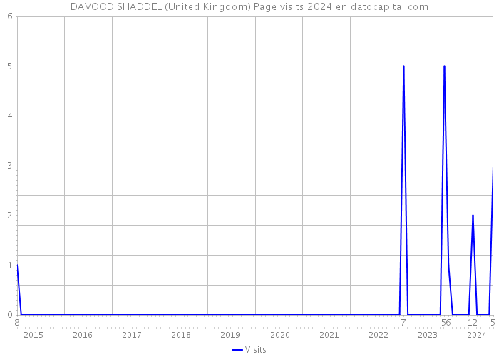 DAVOOD SHADDEL (United Kingdom) Page visits 2024 