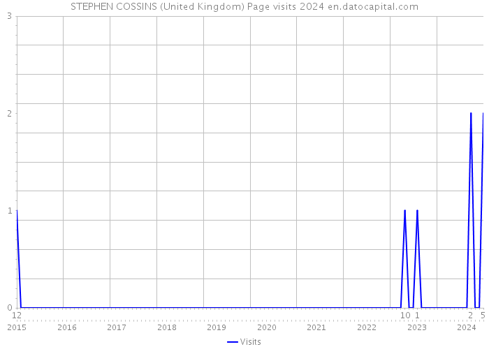 STEPHEN COSSINS (United Kingdom) Page visits 2024 