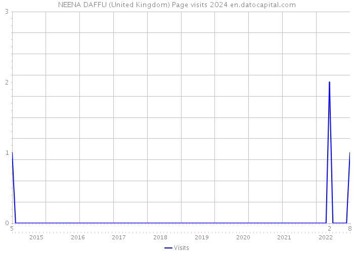 NEENA DAFFU (United Kingdom) Page visits 2024 