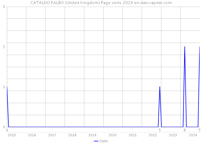 CATALDO FALBO (United Kingdom) Page visits 2024 