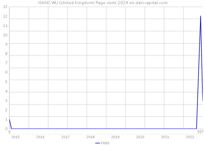 XIANG WU (United Kingdom) Page visits 2024 