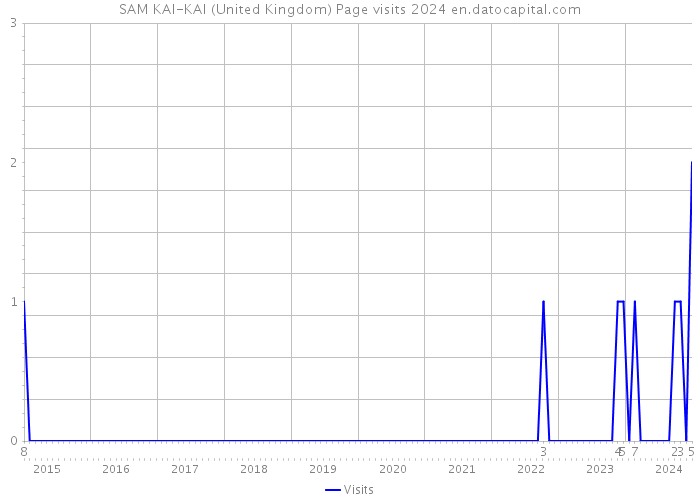SAM KAI-KAI (United Kingdom) Page visits 2024 