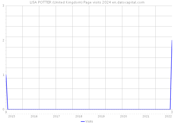 LISA POTTER (United Kingdom) Page visits 2024 