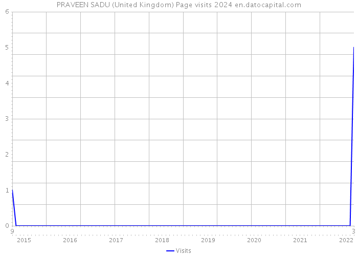 PRAVEEN SADU (United Kingdom) Page visits 2024 