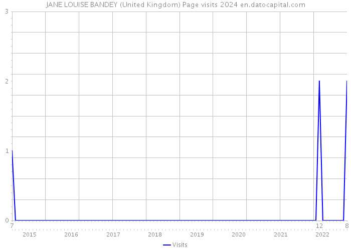 JANE LOUISE BANDEY (United Kingdom) Page visits 2024 