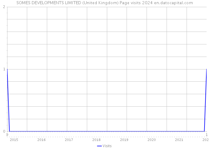 SOMES DEVELOPMENTS LIMITED (United Kingdom) Page visits 2024 