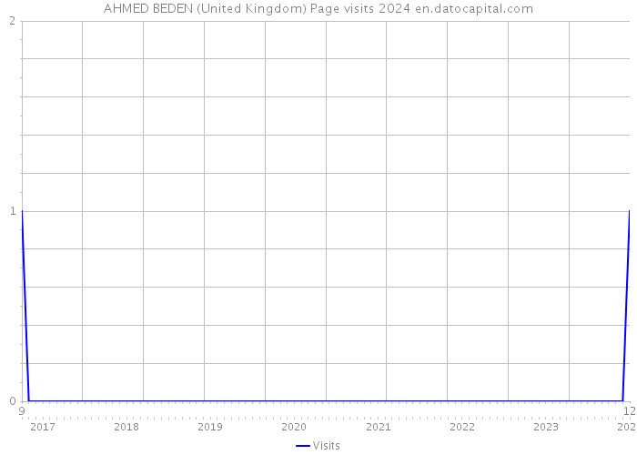 AHMED BEDEN (United Kingdom) Page visits 2024 
