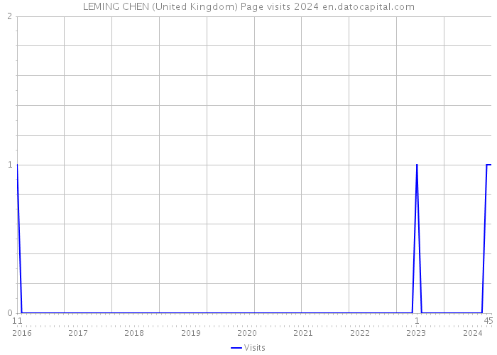 LEMING CHEN (United Kingdom) Page visits 2024 